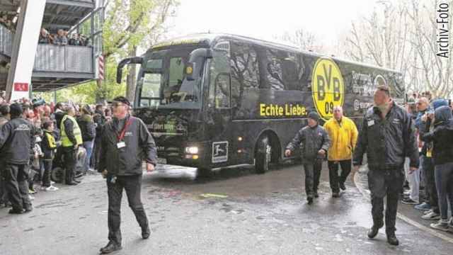 Tres explosiones tuvieron lugar al paso del autobús del Dortmund
