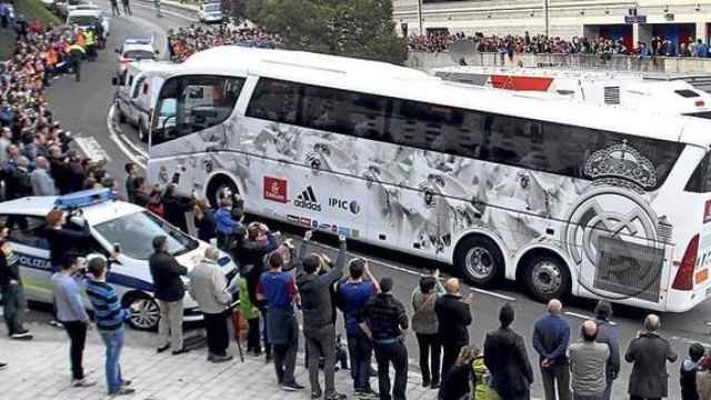 Autobús del Real Madrid.