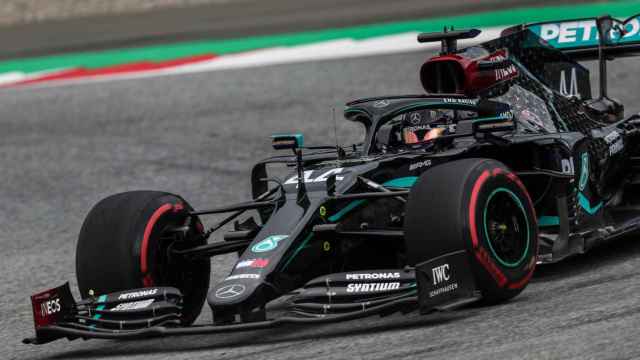 Coche de Hamilton en el GP de Austria de F1
