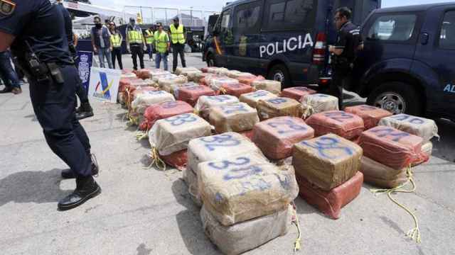 Un alijo de cocaína incautado por la Policía Nacional en Galicia.