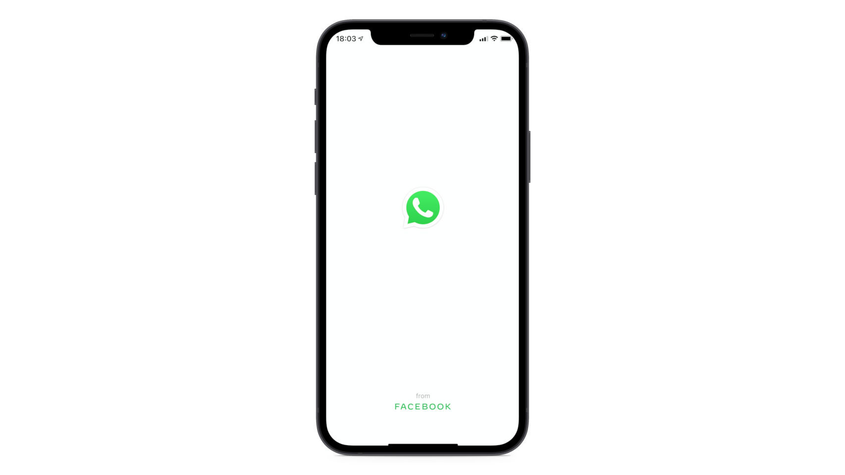 WhatsApp en un iPhone