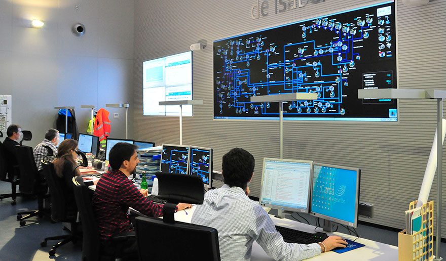 Sala de Centro de Control en Majadahonda