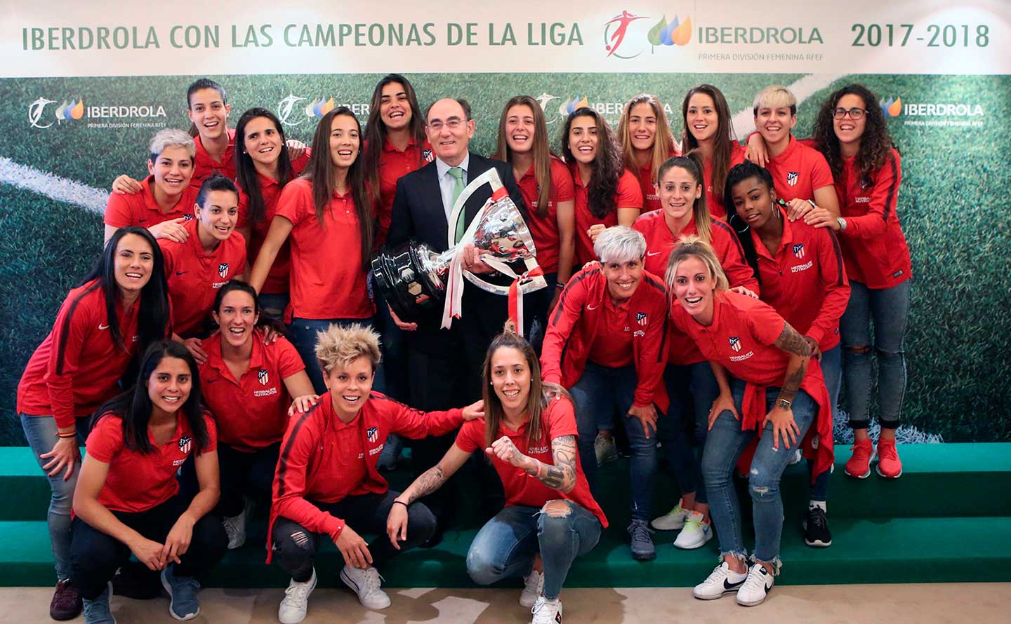 Iberdrola con las campeonas de La Liga 2017-2018