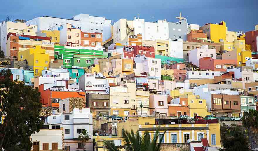 Edificios tipicos Gran Canaria