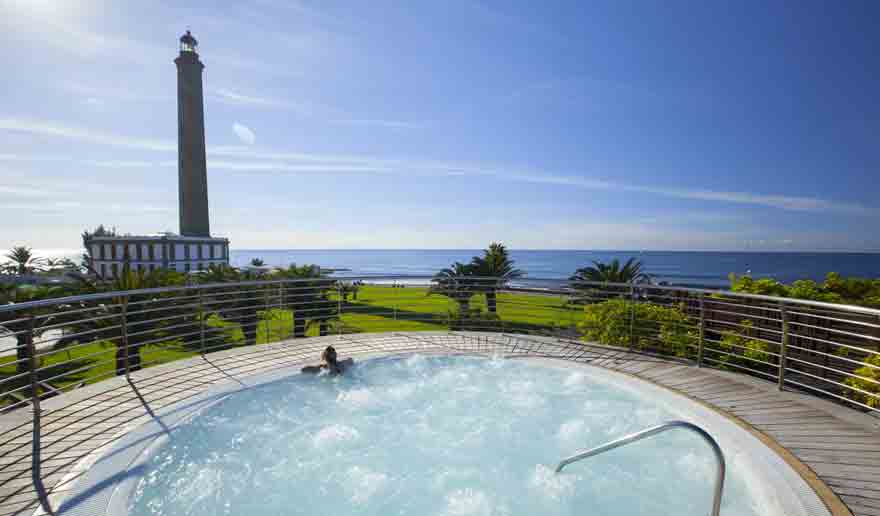 Vistas del faro de Meloneras, Gran Canaria