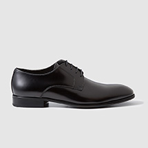 Zapatos de vestir de hombre Lottusse negros de piel