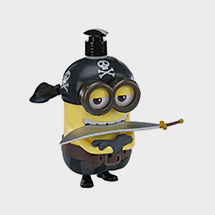 Figura 3D Gel de baño Pirata DM Minions