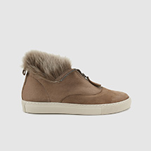 Botines de mujer de Weekend en ante con pelo interior